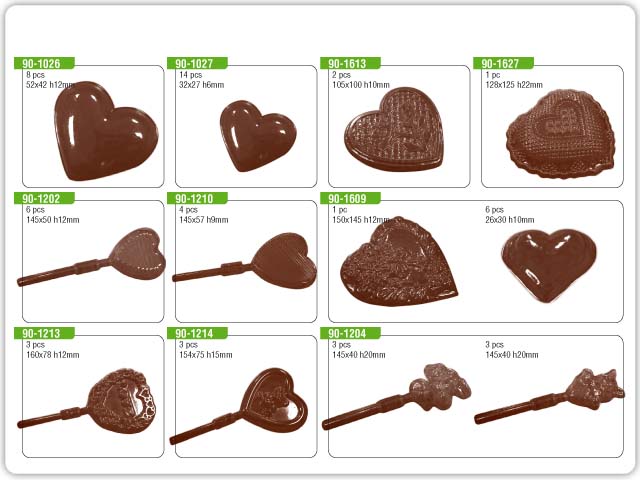 Stampi per Cioccolatini S.valentino 2
