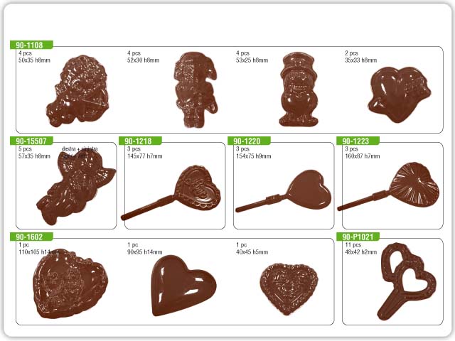 Stampi per Cioccolatini S.valentino 3