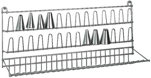 Wall rack for nozzles s/s