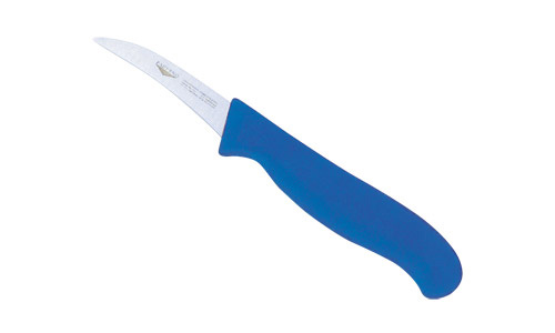 Bent Paring Knife Cm 7 Blue .