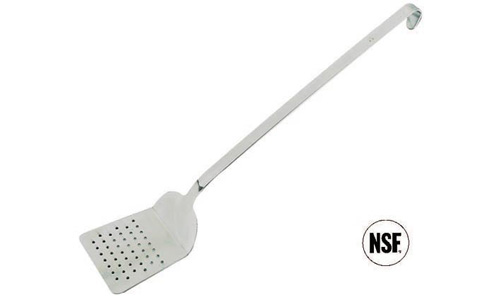 One Piece Perforated Spatula Short Handle S/Stell