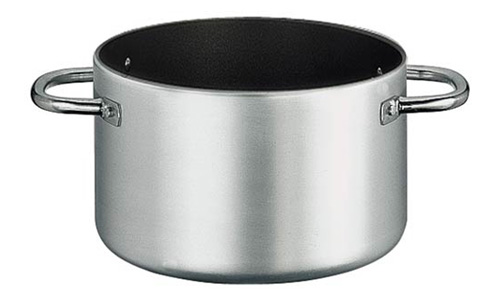 Casserole Pot 2 Handles Cm 16 S. 6100 Aluminium With Non Stick C