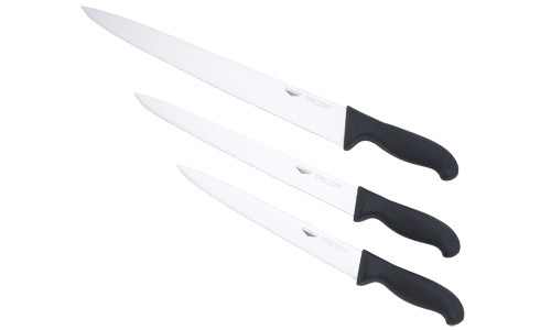 Slicer Knife Wavy Blade Cm 25 Black .