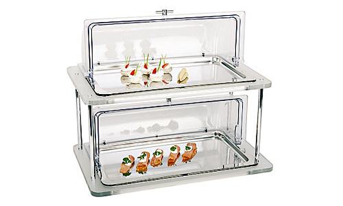 Cooled Buffet Showcase 2 Tiers .