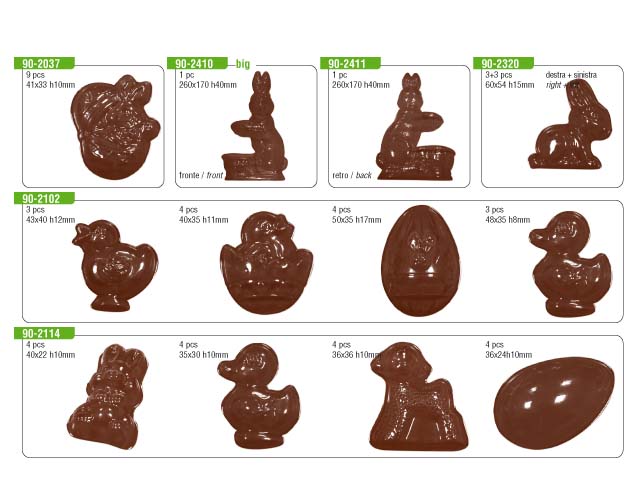 Chocolate moulds Easter 3