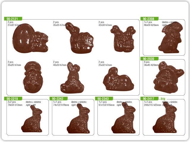 Chocolate moulds Easter 4