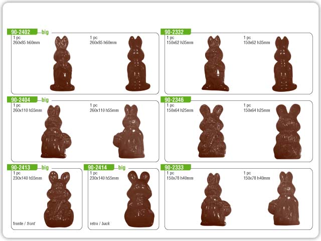Chocolate moulds Easter 6